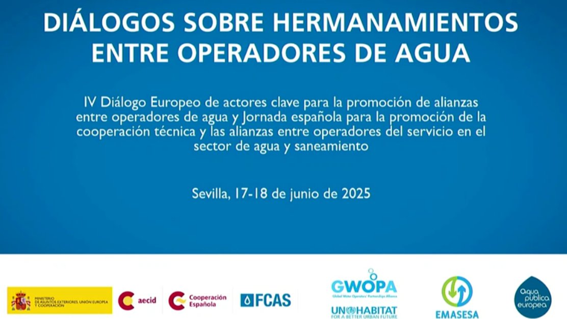 Encuentro sobre hermanamientos de operadores de agua (WOPs)