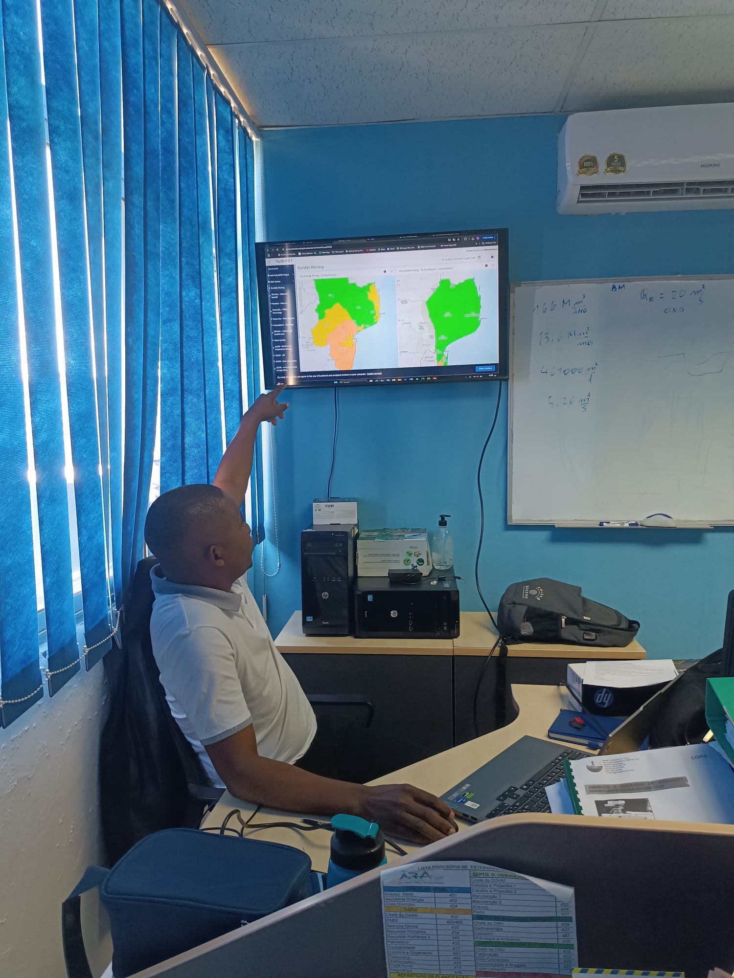 Nova visita de seguimento a Mozambique, programa AquaMoz