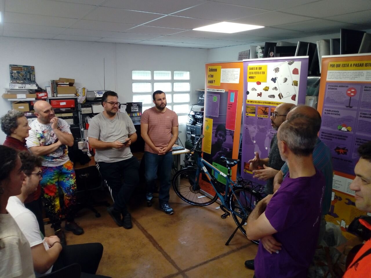 Repair Café de bicicletas e ordenadores en Teo
