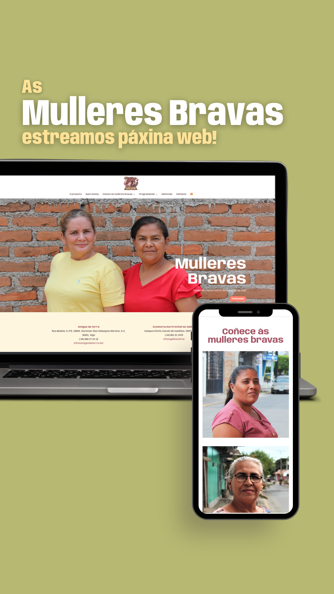 O programa Mulleres Bravas ten nova páxina web