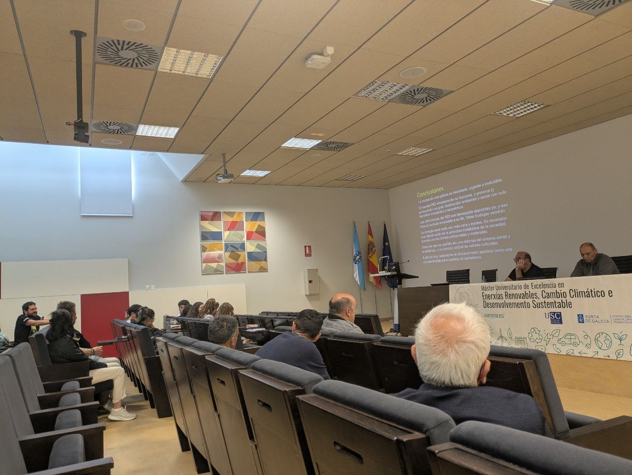 Antonio Turiel en Compostela: Crisis de sostenibilidad y transición energética