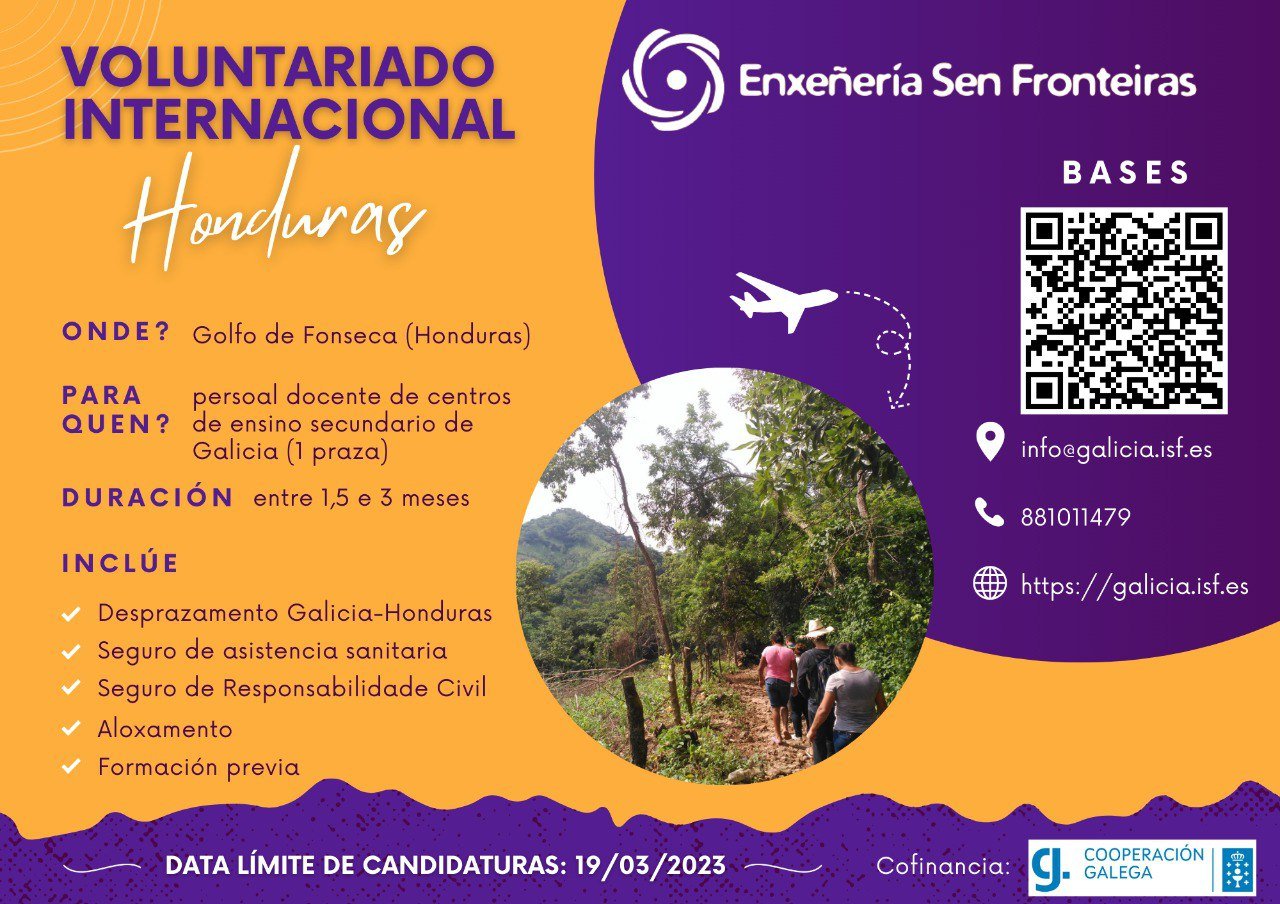 Bolsa de voluntariado internacional para profesorado de secundaria